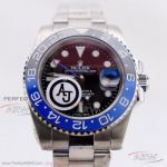 AJF Replica Rolex GMT-Master II 116710BLNR Batman Bezel Oyster Band 40 MM 2836 Automatic Watch